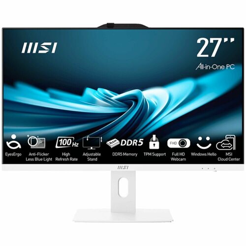 Моноблок MSI Pro AP272P 13MA-467RU 27 FullHD Core i7 1370016Gb512Gb SSDkbmWin11Pro White 15636300₽