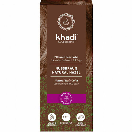 KHADI Органическая краска для волос Орехово-коричневый 100 г