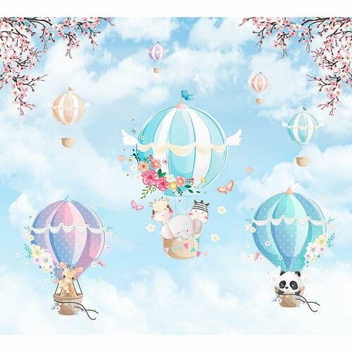 Панно декоративное DIVINO DECOR Полет на воздушных шарах T1-188