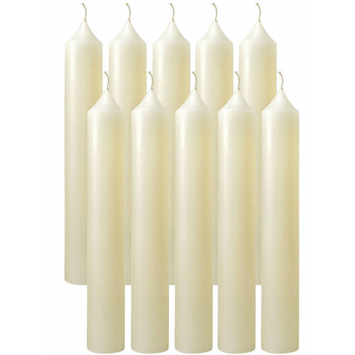 Свеча парафиновая 60 гр Хозяйственная 10 шт в комплекте 971₽