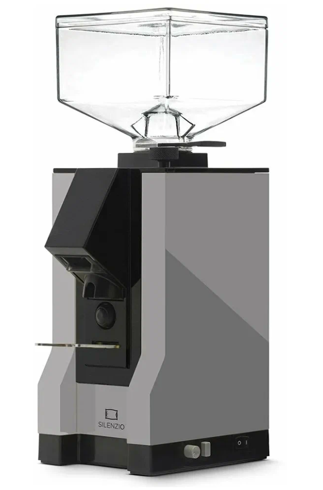 Кофемолка электрическая профессиональная жерновая для дома и кофейни Eureka Mignon Silenzio 50 15 BL, Grey