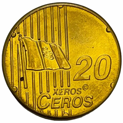 Андорра 20 евроцентов (Xeros Ceros) 2006 г. (Проба)