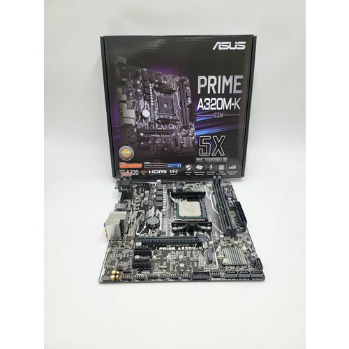 Комплект Материнская плата ASUS A320 процессор Ryzen 5 2600 1448900₽