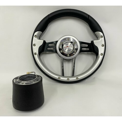 Спортивный руль с адаптером на ВАЗ 2101,2102,2103,2104,2105,2106,2107, Нива