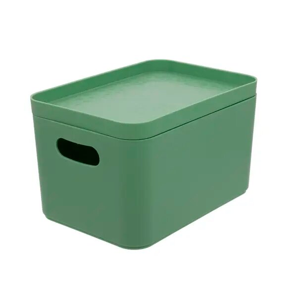 Органайзер для хранения Berossi 16x13x23 см 2.4 л пластик цвет зеленый