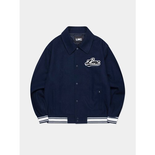 Бомбер LMC Classic Wool Varsity, размер M, синий бомбер lmc classic wool varsity размер m черный