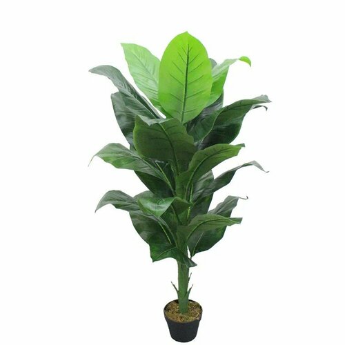 Растение искусственное Диффенбахия зеленая 170 см 35 листьев в горшке 895-170