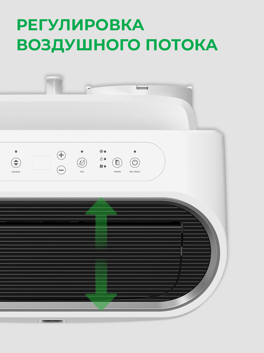 Мобильный кондиционер мощностью 35 м<sup>2</sup> - 3.5 кВт Royal Clima - фото №10