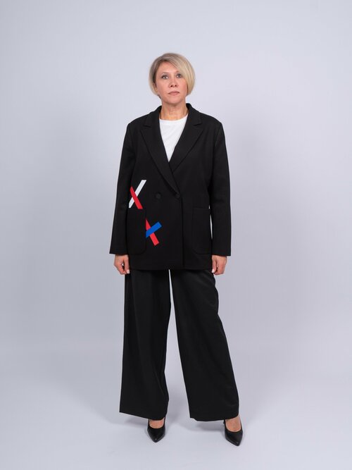 Пиджак , размер 52, черный