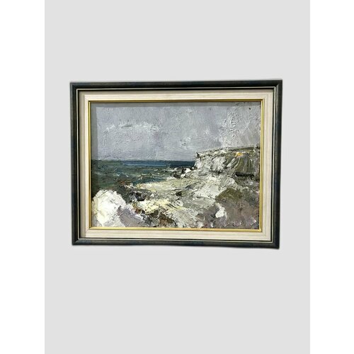 Авторская картина Южный берег моря картонмасло Иноземцев А В 2022г 25000₽