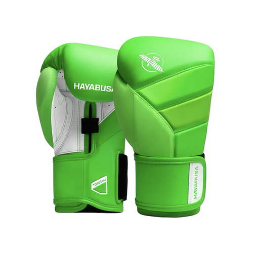 фото Боксерские перчатки hayabusa t3 neon green (16 унций)