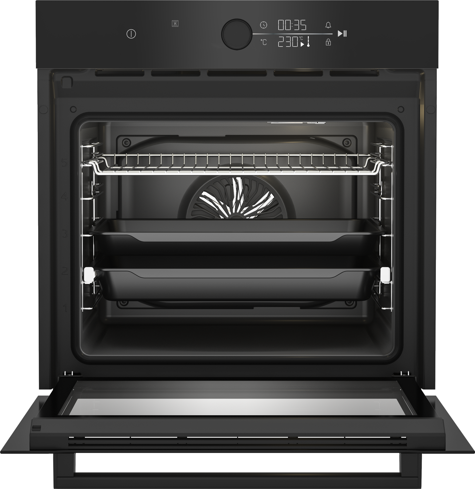 Картинки Электрический духовой шкаф Beko BBIM174N0BE, гриль/конвекция, черный