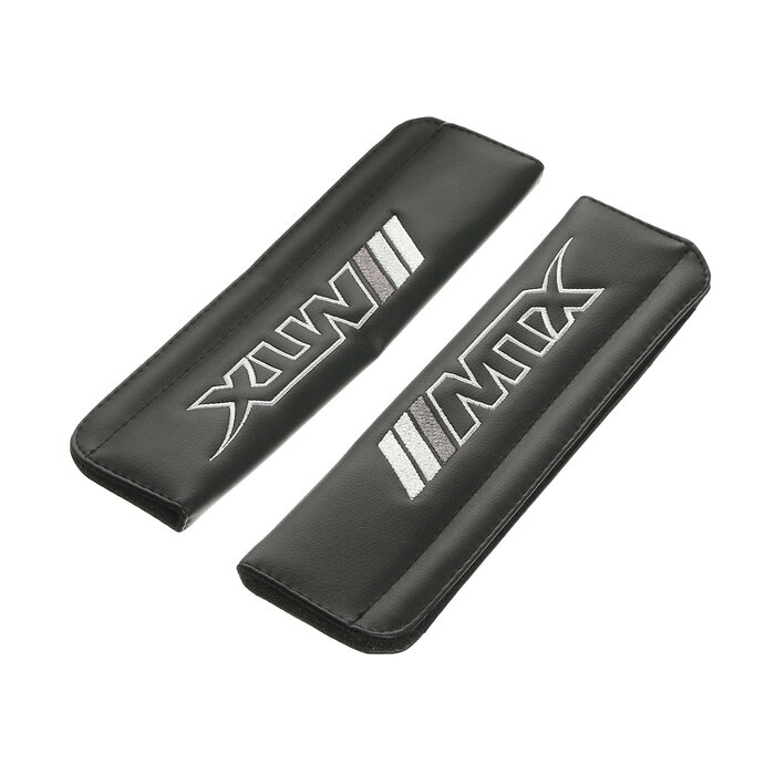 MATEX Накладка на ремень безопасности матех МТХ LINE, 2 шт, 24 х 7 х 1,5 см, черный