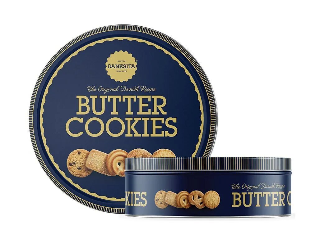 Печенье Danesita Butter Cookies Lata Classic, 454 гр