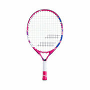 Ракетка для большого тенниса детская BABOLAT B`FLY 19 Gr0000, для 4-6 лет, алюминий, со струнами, розовый