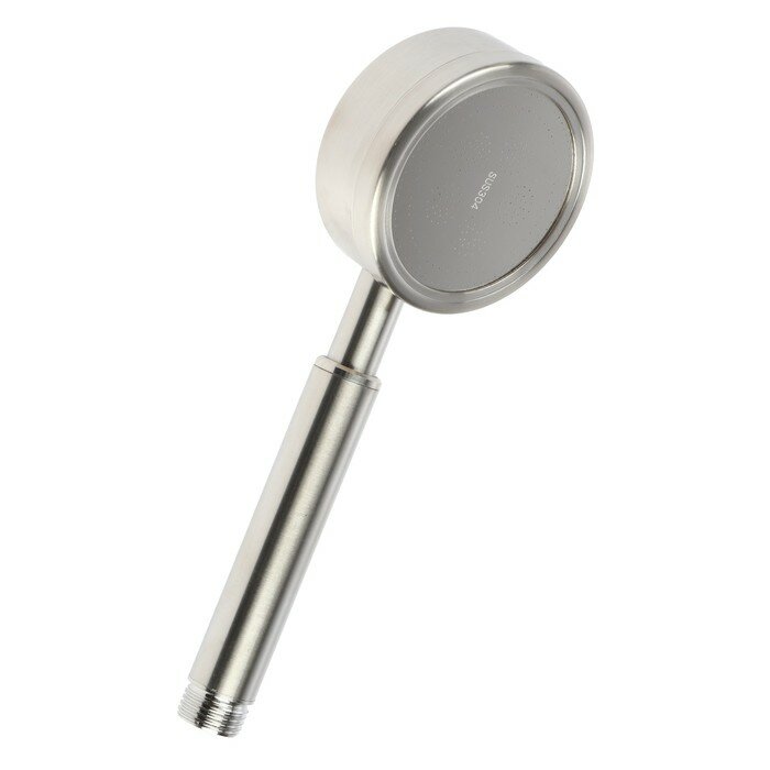 фото Лейка для душа ZEIN Z059, 1 режим, d=80 мм, микроточки, нержавеющая сталь, сатин