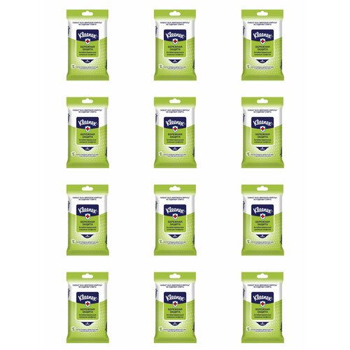 Kleenex Влажные салфетки антибактериальные, 10 шт, 12 уп.