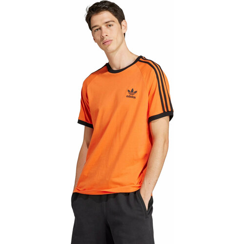 Футболка adidas, размер S, оранжевый