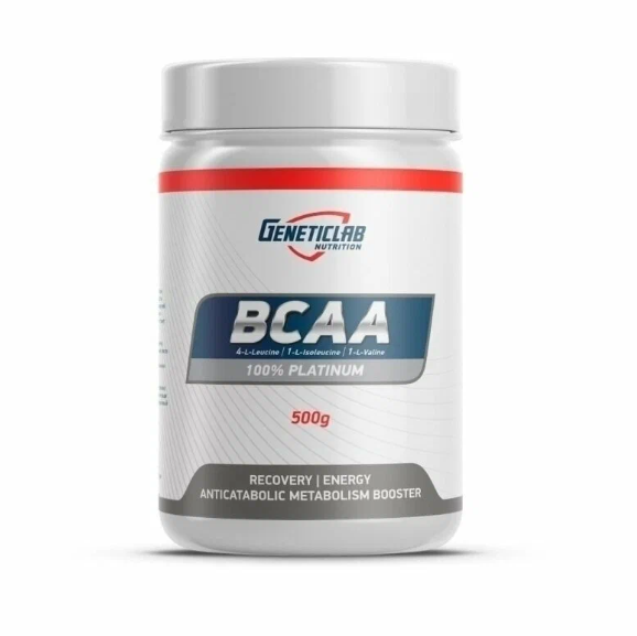 GeneticLab BCAA 500 г Безвкусный