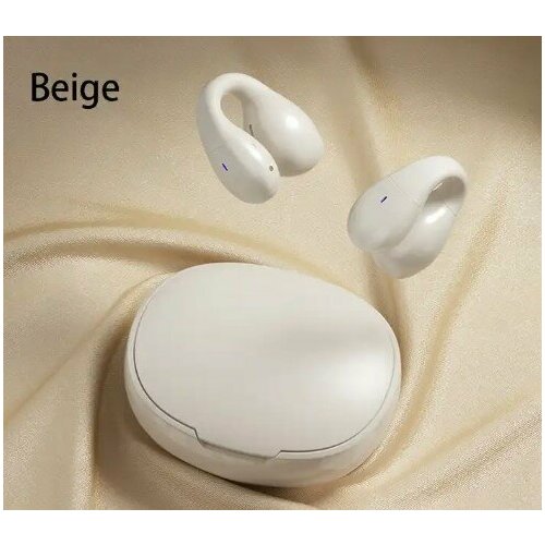 Наушники Спортивные Langsdom TS03-88 biege с Bluetooth Bluetooth и 53 Ушная клипса беспроводные наушники клипса спортивные гарнитура 286000₽