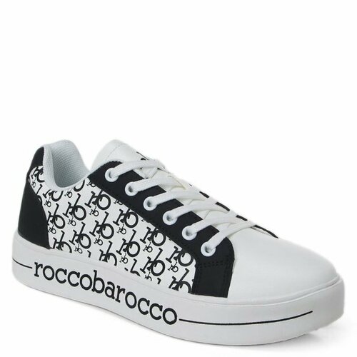 Кроссовки roccobarocco Roccobarocco RBRSD0074, размер 39, белый popular sneakers