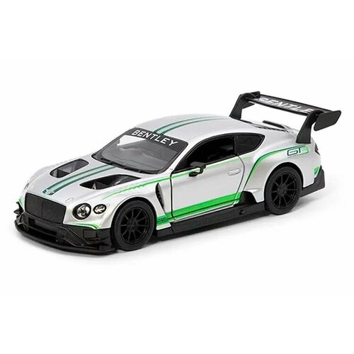 Модель машины Kinsmart Bentley Continental GT3, инерционная, металл (KT5417D) металлическая машинка kinsmart 1 38 bentley continental gt3 kt5417d инерционная зеленый