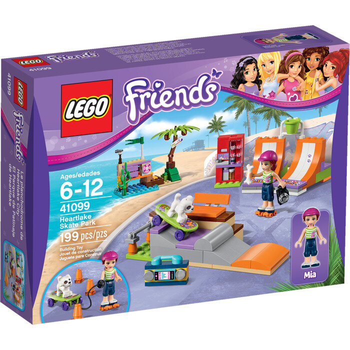 Конструктор LEGO Friends 41099 Скейт-парк в Хартлейк Сити, 199 дет.