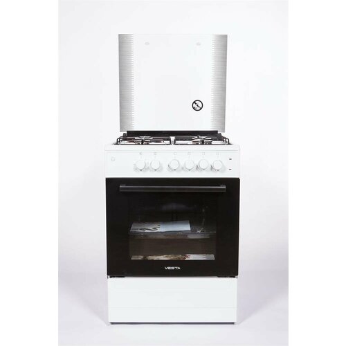 Плита электро-газовая VESTA Valencia VGE 50 10-E белый с крышкой 1724600₽