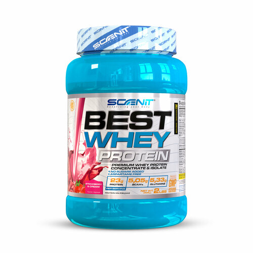 Протеин Best Whey 907гр - Вкус: Клубника