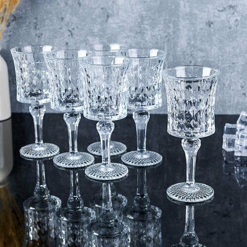 Бокалы для вина Кристалл 220 мл 6 штук 1273₽