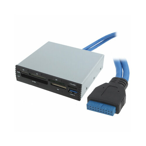 Card Reader внутренний 3Q CRI3002 USB 3.0 (19pin) r20c 13 56mhz rfid reader smart ic card usb sensor reader upport window system access control card reader