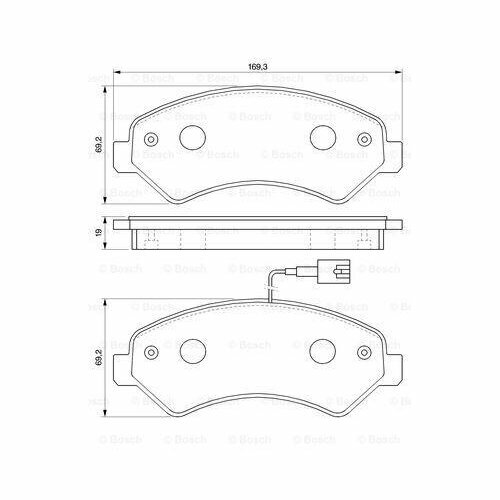 Тормозные колодки Bosch - фото №5