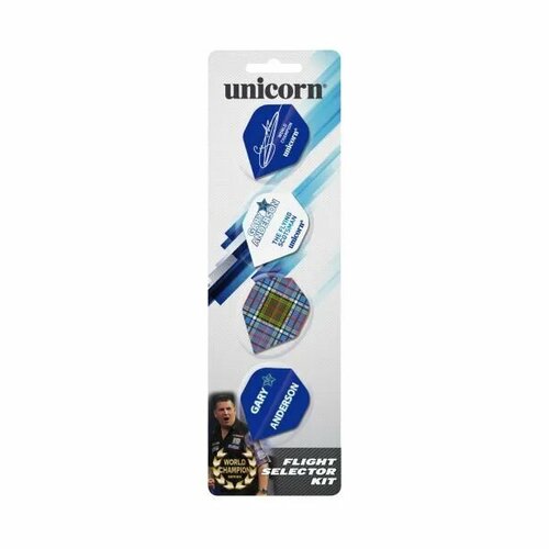 Набор оперений для дротиков Unicorn Gary Anderson Flight Selector Kit