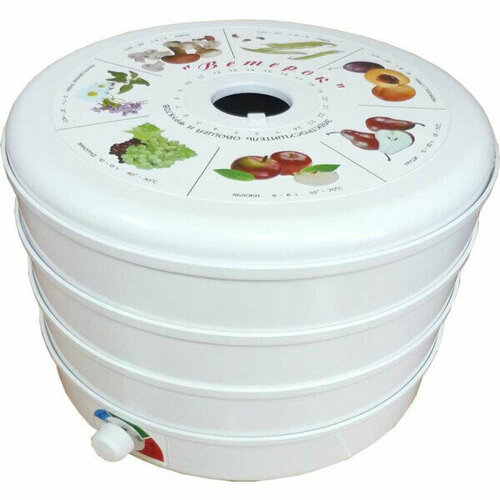 Сушилка для овощей и фруктов Ветерок ЭСОФ-05220 3 решетки 968100₽