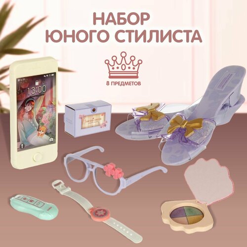 Игровой набор красоты со светом и звуком Veld Co Детские украшения с аксессуарами для девочек 1841₽