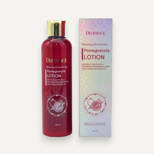 DEOPROCE ANTI-WRINKLE POMEGRANATE LOTION Антивозрастной лосьон для лица с экстрактом граната 260мл