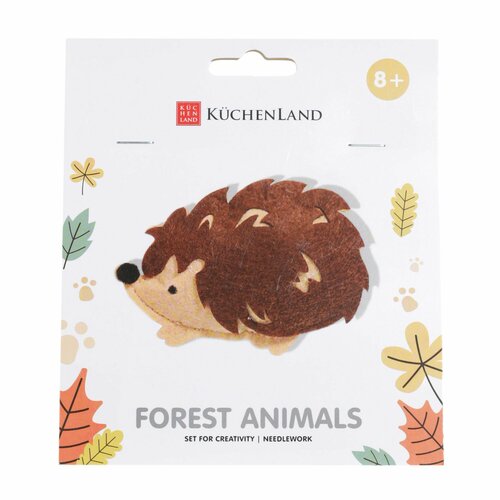 Набор для творчества 13x15 см рукоделие фетр подвеска Ежик Creativity 249₽