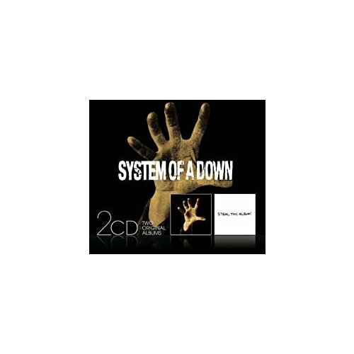 виниловая пластинка sony system of a down steal this album limited black vinyl Компакт-Диски, Sony Music, SYSTEM OF A DOWN - System Of A Down/Steal This Album (2CD)