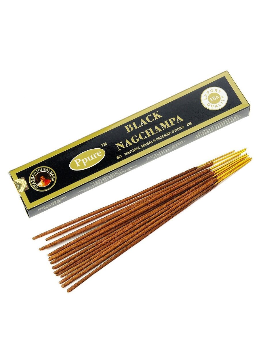 фото Благовония Чёрный Опиум Ппьюр (Ppure Black Opium)