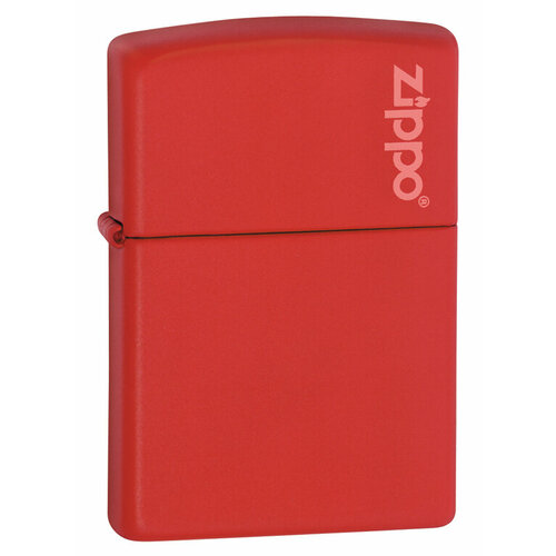 Зажигалка ZIPPO Classic с покрытием Red Matte, латунь/сталь, красная, матовая, 36x12x56 мм