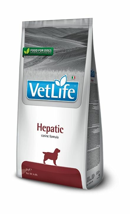 Farmina Vet Life Hepatic - Лечебный корм для собак при заболеваниях печени (12 кг)