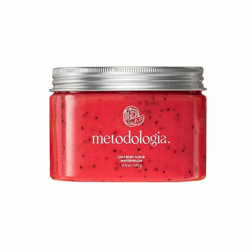 Скраб-детокс для тела Metodologia соляной Арбуз Body scrub watermelonс 4610214366425