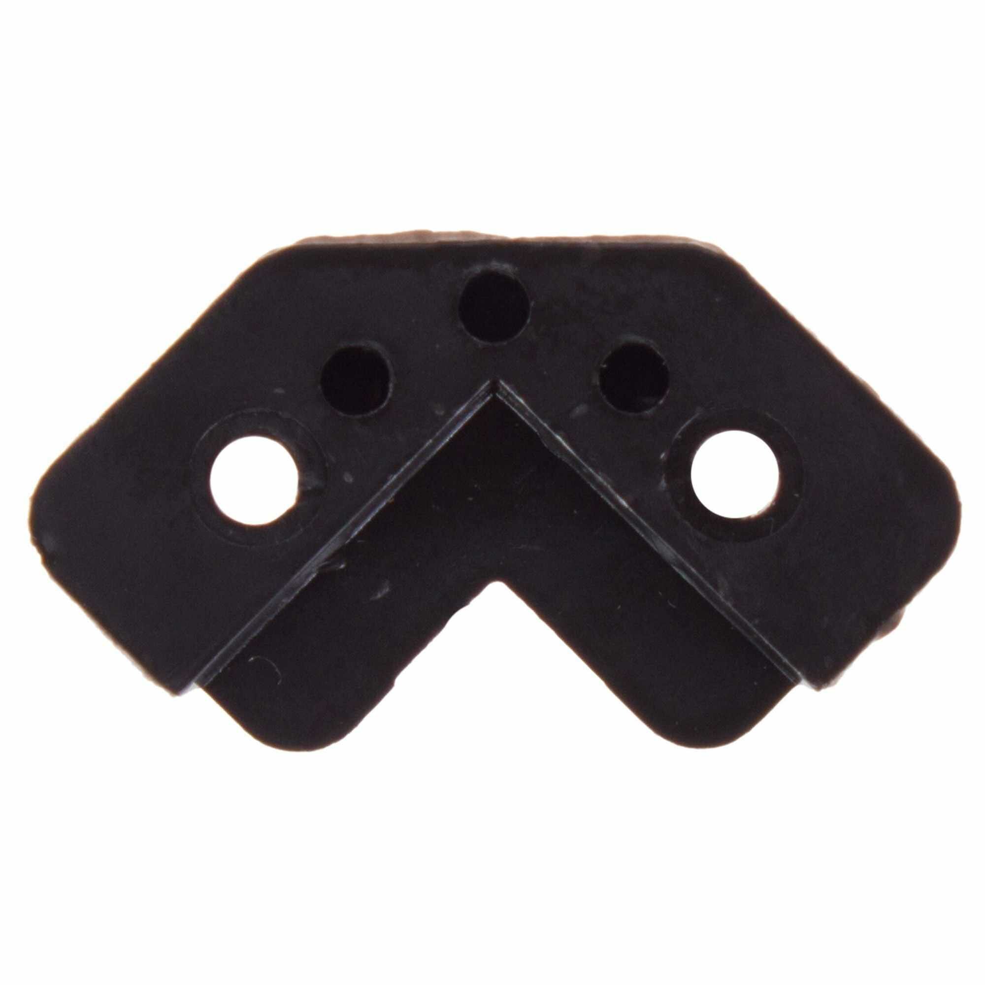 Стеклодержатель угловой, пластик, цвет венге, 4 шт. Левша - фото №4