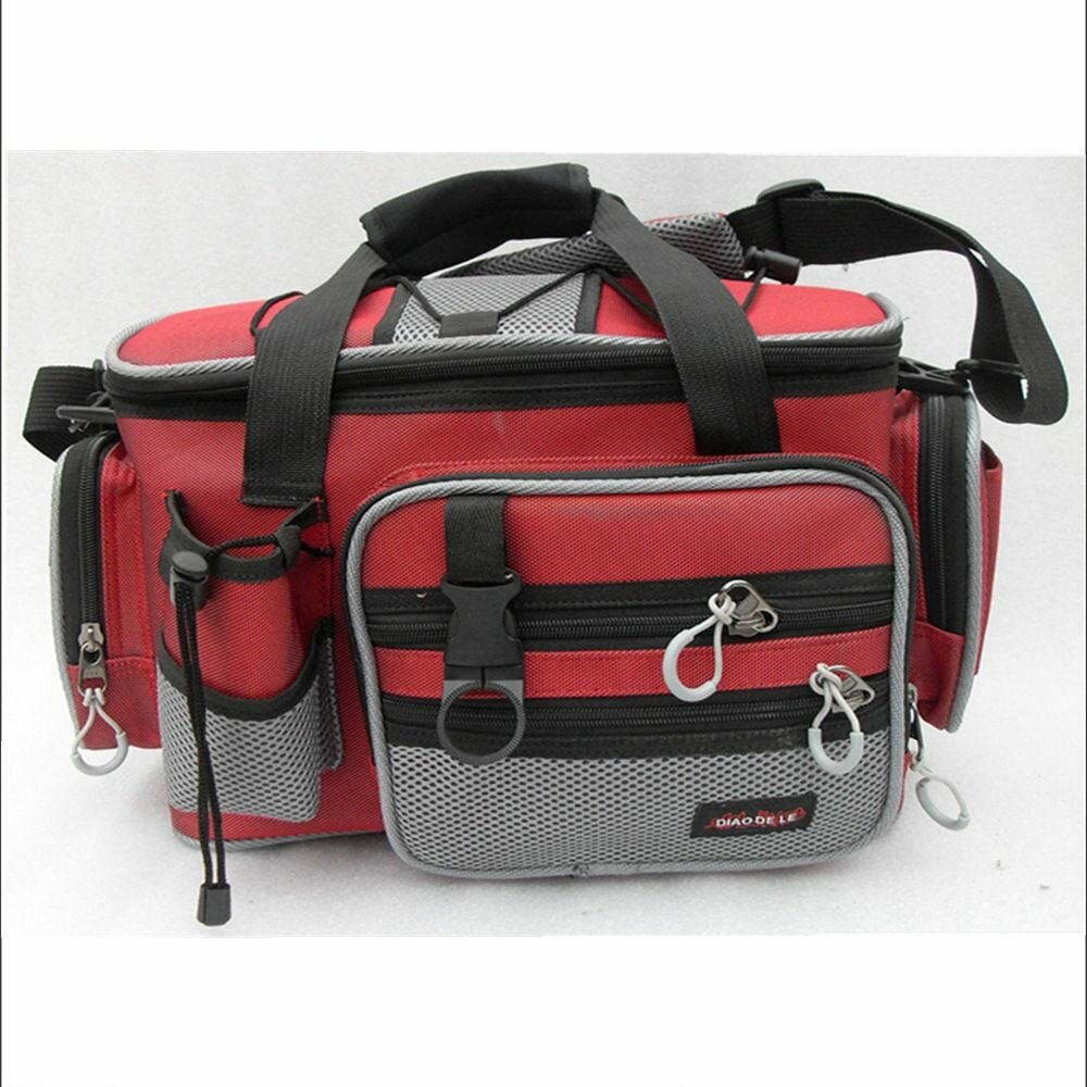 фото Сумка спиннингиста наплечная с одной лямкой / для рыбалки и туризма