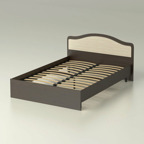 Кровать 140х200 двуспальная Комодофф Оскар с ортопедическим основанием на металлокаркасе 19005₽