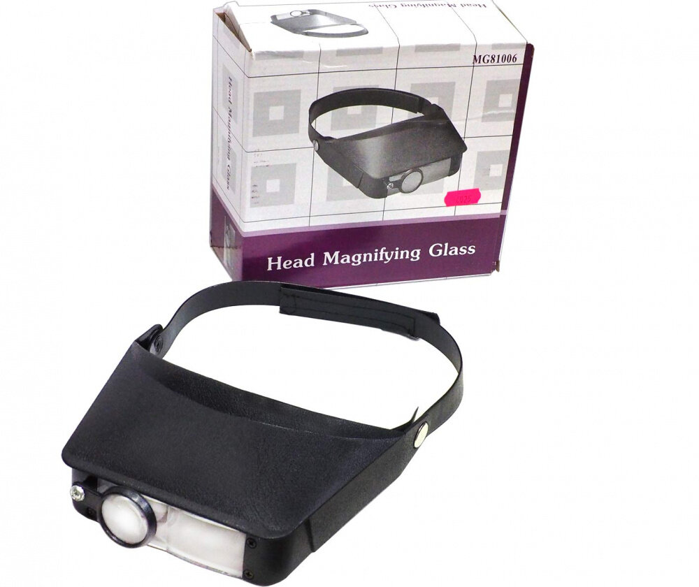 Лупа налобная 1.8/2.3/3.7/4.8x — фото 1