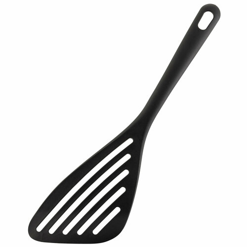 Лопатка кулинарная AXENTIA треугольной формы, с прорезями, длина 30 см.