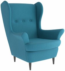 Кресло с подлокотниками для отдыха ГУД ЛАКК Вало, 82х98х101 см, бирюзовое