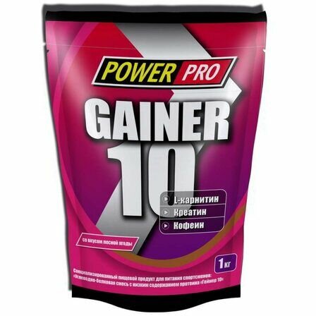 Power Pro Gainer 10 (1000 гр) - Вкус: ягоды