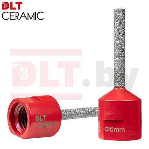 переходник dlt x lock на m14 Коронка-фреза алмазная для плитки DLT CERAMIC 6 мм 0507